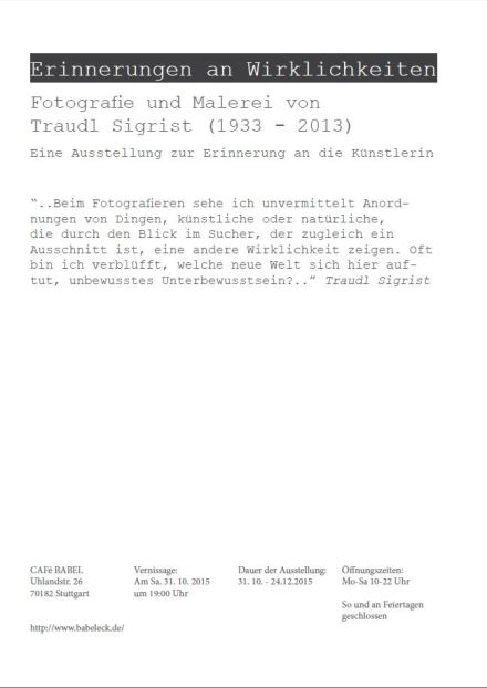 Ausstellung Kunst Fotografie Malerei